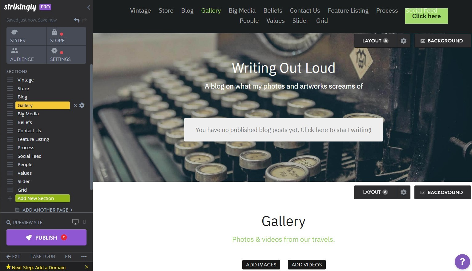 架設部落格部分佈局 架設部落格部分佈局